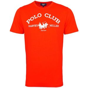 Harvey Miller T-shirt HRM Polo Club Korte mouw ronde hals