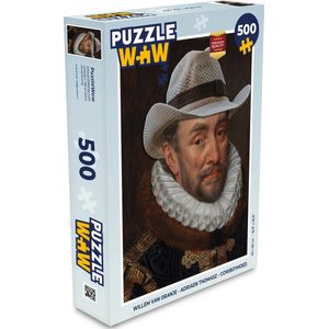Puzzel Willem van Oranje - Adriaen Thomasz - Cowboyhoed - Legpuzzel - Puzzel 500 stukjes