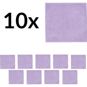 Funnies Spuugdoeken 10-pack | Lavendel | 30x30cm| Set Van 10 Stuks | Spuugdoekjes | Monddoekjes