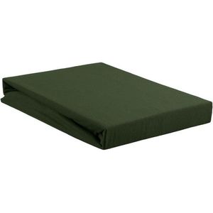 Beddinghouse Jersey - Hoeslaken - Eenpersoons - 90x200/220 cm - Dark Green