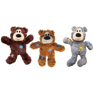 KONG WildKnots Bears - Knuffel voor Honden - Honden Speelgoed - Maat XL - Assorti