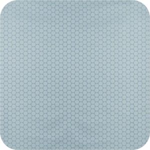 MixMamas Tafelkleed Gecoat Jacquard - 140 x 200 cm - Stippen – Oceaan Groen