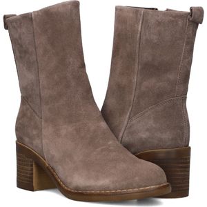 Omoda 2581-09 Enkellaarsjes - Enkelboots met rits - Dames - Taupe - Maat 40