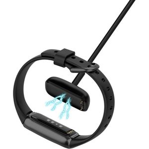 50 Centimeter Oplaadkabel Voor Fitbit Luxe - Zwart - USB A Male - 50cm