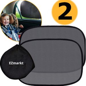 Zonnescherm Auto Baby - Zelfklevend - UV Protectie - Zijruit - Kind - Zonwering Auto - 2 stuks - 44 x 36 cm