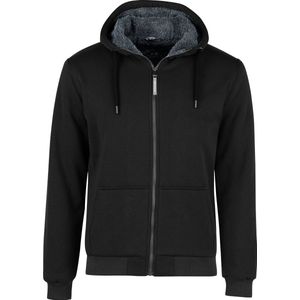 STØRVIK Kenny Sweatvest Heren - Teddy Gevoerd - Hoodie - Maat 3XL - Zwart