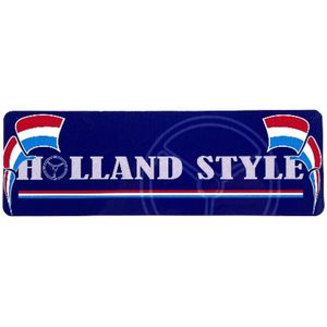 Aluminium plaat, volledig kleur bedrukt Holland style 30x10cm voor auto, vrachtwagen, cabine, enz