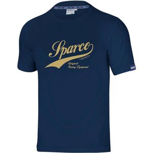 Sparco VINTAGE T-Shirt - Stijl en comfort voor de motorsportliefhebber - M - Blauw