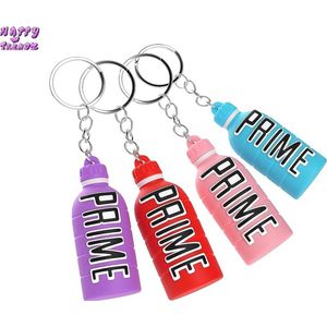 Happy Trendz® 2 Stuks Mystery Kleuren Flesjes Sleutelhanger Keychain Prime - Vrolijke Kleuren, Perfect voor Sleutels, Tassen en Fans!