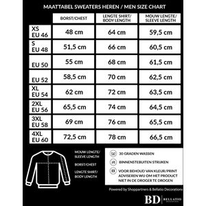 Grote maten zwarte fan sweater voor heren - Holland kampioen met leeuw - Nederland supporter - EK/ WK trui / outfit XXXL