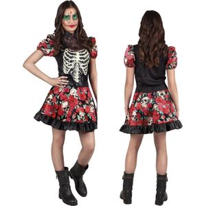 Boland - Kostuum Niña Catrina (14-16 jr) - Volwassenen - Day of the dead - Halloween verkleedkleding - Day of the dead