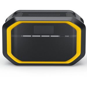 Powerstation - Stroomgenerator - Mini-Generator - Draagbare - Krachtcentrale - Extra batterij - LiFePO4 Batterij - voor Thuis - Tenten - Buiten - Kamperen - 1548Wh - 3500 mAh - 42 x 29.6 x 25.5 cm - Zwart/Geel