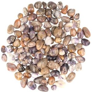 Tiffanystone trommelstenen (mt2) (Uitvoering - Trommelstenen 500 gr. Tiffanystone (Bertrandiet) (mt2))