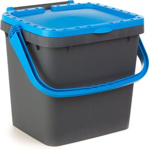 Ecoplus 30 liter afvalemmer blauw - afvalscheidingsbak - sorteerbak - afvalbak
