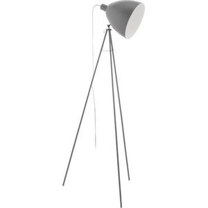 EGLO Dundee Vloerlamp - E27 - 135,5 cm - Grijs