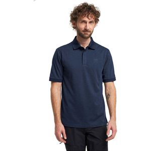 Tenson TXlite Melange polo heren donkerblauw