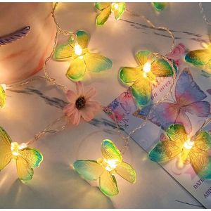 Vlinder Led - String Lights Batterij - Verjaardagsfeest - Voor haar - Voor hem - Cadeau - Huis - Decoratie - Modern - LED strip - Vrouwendag - Verrassing - Verlichting - Woonkamer - Slaapkamer - Kinderkamer - 10M Foto Clip - Usb Batterij