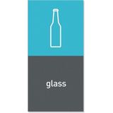 Afvalemmer Marker Magnetisch - Glass- Grijs - Simplehuman