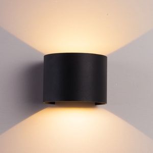 My Arc - Wandlamp Nero - Buiten / Binnen Verlichting - Tuinverlichting - Waterdicht -Tweezijdig Oplichtend