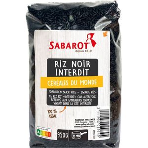 Sabarot Zwarte rijst - Zak 950 gram