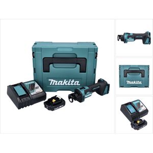 Makita DCO 181 RA1J accu-draaimachine 18 V 32000 tpm borstelloos + 1x oplaadbare accu 2.0 Ah + lader + Makpac