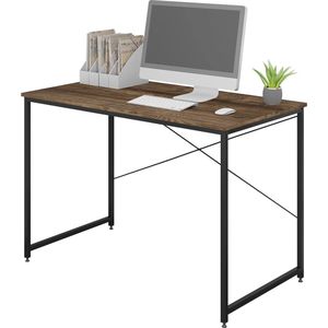 NewWave® - Computer Bureau 110x75x60cm - Werktafel Vintage - Kantoor Bureau - Industriële Woon- en Studietafel - Laadvermogen 60KG
