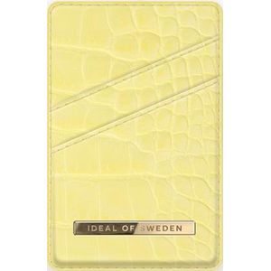 iDeal of Sweden Magnetic Card Holder Basic voor Universal Lemon Croco