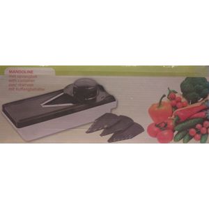 Mandoline met opvangbak - Groente en Fruit snijder