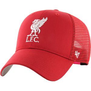 47 Brand Liverpool FC Branson Cap EPL-BRANS04CTP-RDB, Mannen, Rood, Pet, maat: One size