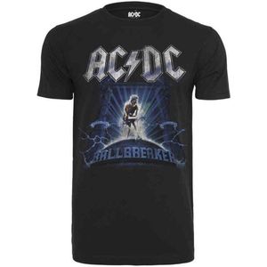 Urban Classics AC/DC - ACDC Ballbreaker Heren T-shirt - S - Zwart
