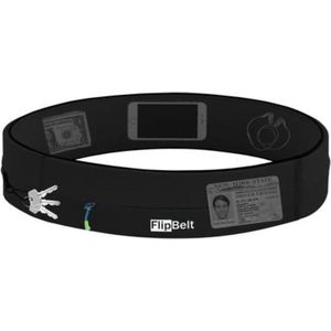 Flipbelt Zipper Zwart - Running belt - Hardloopriem - S