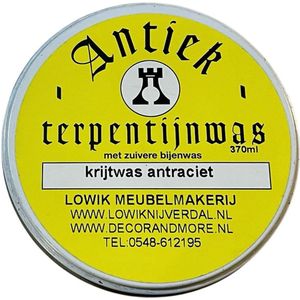 Boenwas Antraciet| Kleurwas| Terpentijwas 370ml