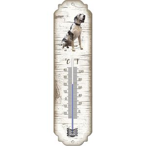 Thermometer: Duitse Dog | Hondenras | Temperatuur binnen en buiten | -25 tot +45C