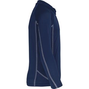 SportSweatshirt Kind 12/14 years (12/14 ans) Proact 1/4-ritskraag Lange mouw Sporty Navy 100% Polyester