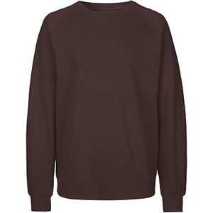 Fairtrade unisex sweater met ronde hals Brown - XXL