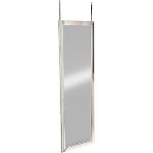 Lange Deur Spiegel Hangend - Grote Hangende Visagie Passpiegel - Zilver Frame