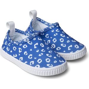 Swim Essentials Antislip Waterschoenen Kinderen - Blauw Panterprint - Maat 25-Valt 1 maat kleiner