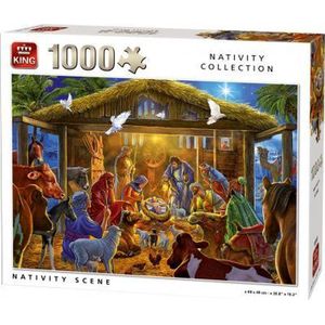 Legpuzzel kerststal 1000 stukjes