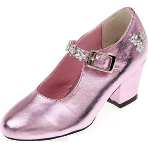 Rose & Romeo Souza Schoentjes hoge hak Madeleine, roze metallic, mt. 26 (1 paar)