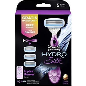 Wilkinson Hydro Silk Houder met 3 Scheermesjes - Voordeelpakket