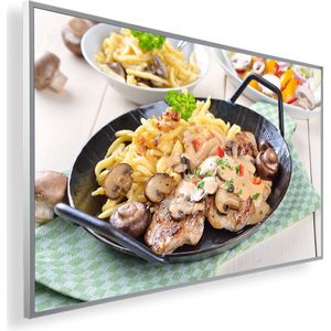 Infrarood Verwarmingspaneel 130W met fotomotief en Smart Thermostaat (5 jaar Garantie) - Hunter's Pan 174