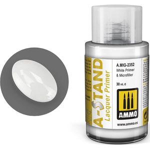 AMMO MIG 2356 A-Stand White Gloss Primer - 30ml Verf flesje