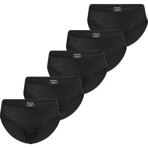 Racky dames 5-pack heup slips (Highleg mini) - L - Zwart