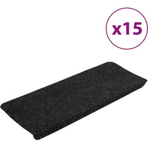 vidaXL-Trapmatten-zelfklevend-15-st-65x24,5x3,5-cm-antracietkleurig