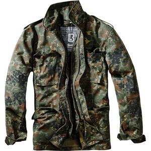 Heren - Mannen - Dikke & Stevige Kwaliteit - Menswear - Populair - Urban - Modern - Outdoor - Streetwear - Casual - Robuust - Jacket - Jas - Winterjas flecktarn