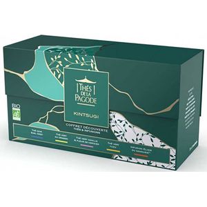 Thés de la Pagode - Giftset - Assortiment Thee - Biologische thee - Box Tea collectie ""Kintsugi"" (25 theezakjes)