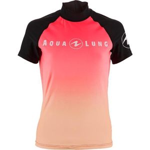 Aqua Lung Sport Rashguard - UV Shirt - Dames - L - Zwart/Roze
