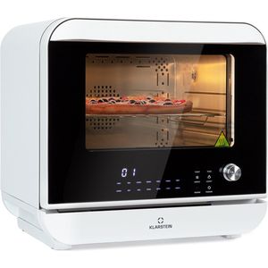 Vita Pro heteluchtfriteuse met stoomfunctie - vermogen: 2450 watt - volume: 18 liter - 14 programma's - watertank: 800 ml - thermostaat: 50 tot 230 °C - digitaal display - 3-delig accessoireset - frontklep met panoramavenster