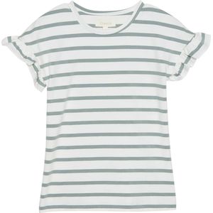 Creamie Meisjes Shortsleeve Tshirt Stripes Lily Pad - 146