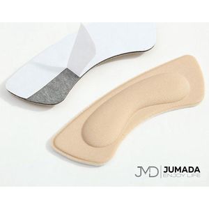 Jumada's Zelfklevende hielbescherming Pads - Foam Hielkussen - One size - 1 Paar - Beige